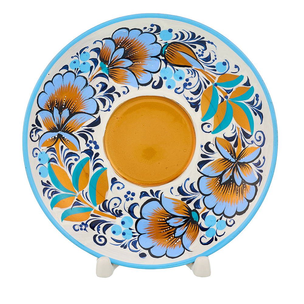 Самовар электрический 1,5 л с сервизом «Васильки». Хохлома - интернет магазин Русь Велика я фото 6