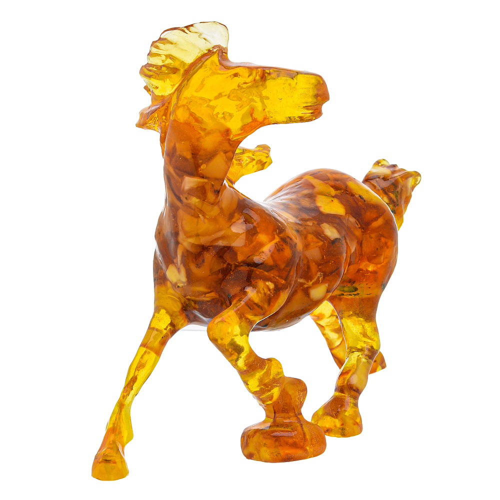 Символ 2026 года. Статуэтка из янтаря «Лошадь» - интернет магазин Русь Велика я фото 1