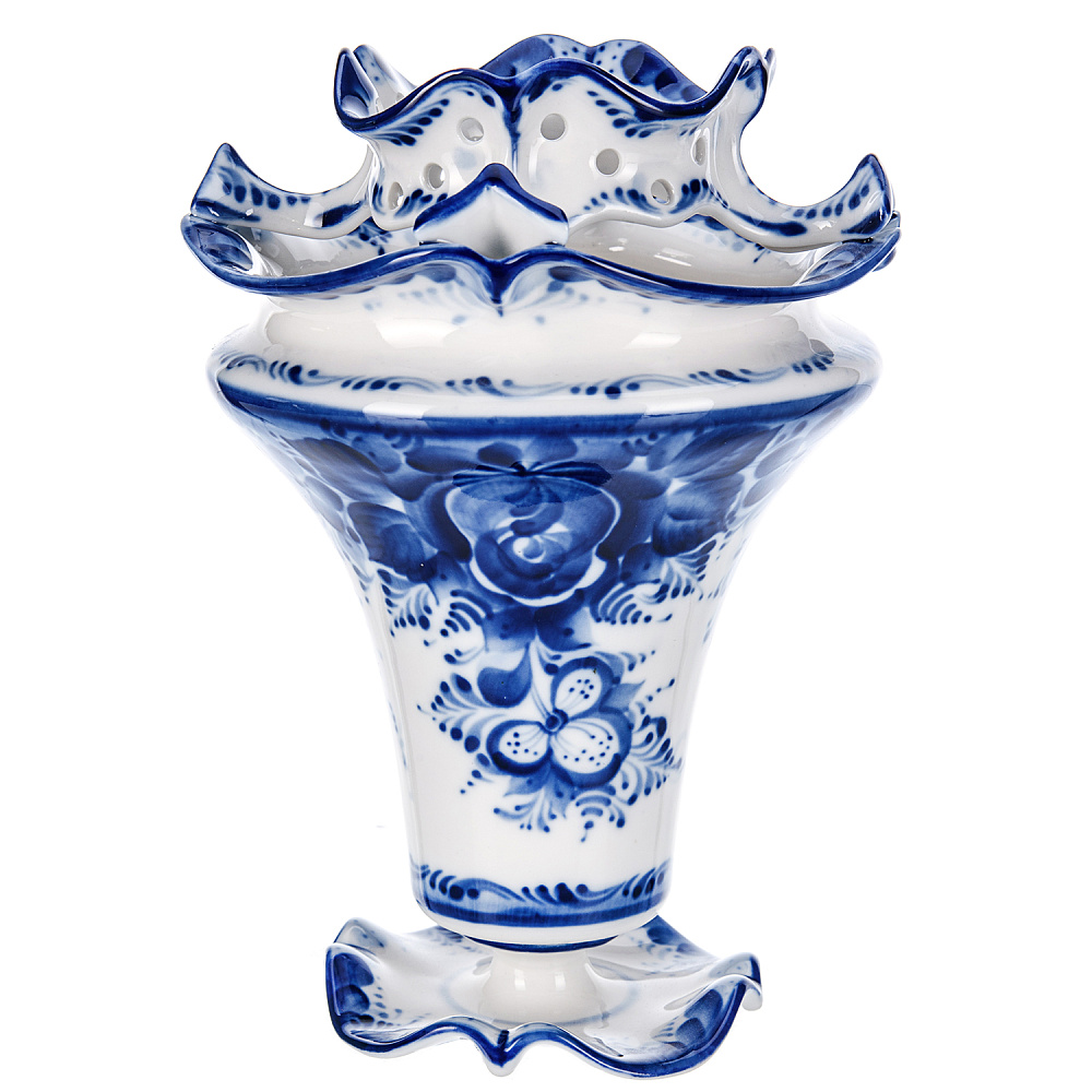 Ваза «Утро». Гжель - интернет магазин Русь Велика я фото 2