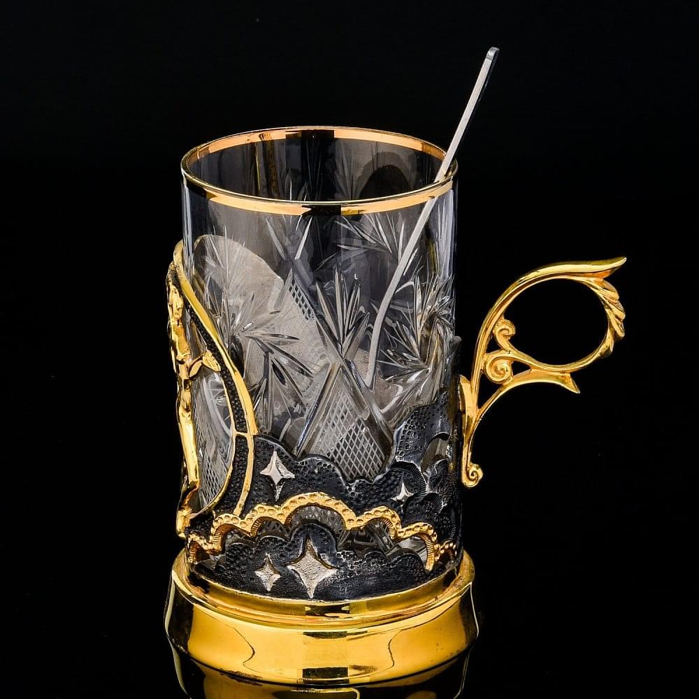 Подстаканник «Знаки зодиака. Близнецы». Златоуст - интернет магазин Русь Велика я фото 2