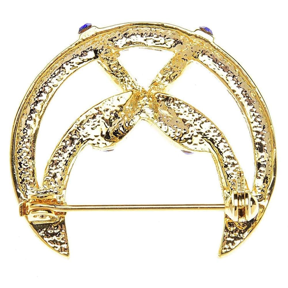 Брошь «Полумесяц» Традиции Фаберже - интернет магазин Русь Велика я фото 1