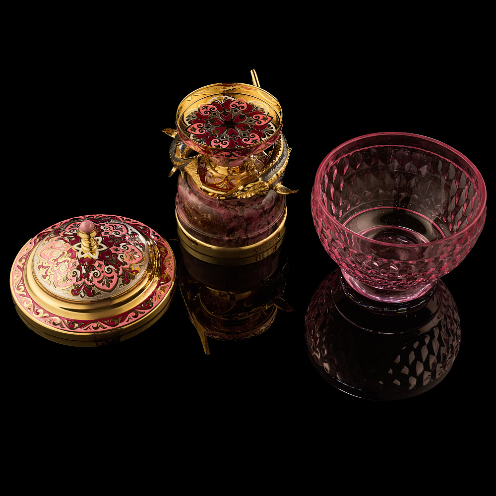 Икорница со стопками «Дары моря». Златоуст - интернет магазин Русь Велика я фото 2