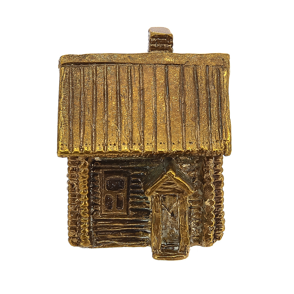 Бронзовый колокольчик «Избушка» - интернет магазин Русь Велика я фото 1