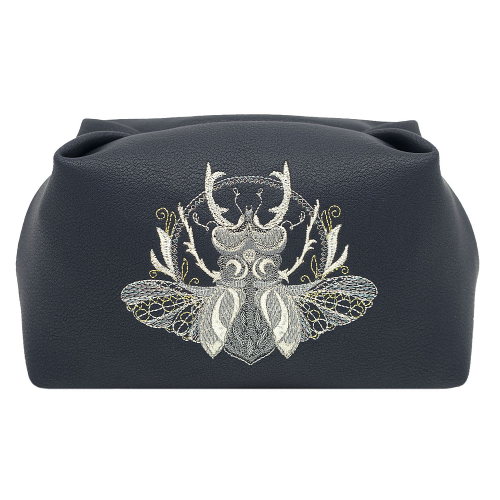 Косметичка «Жук». Синяя с вышивкой - интернет магазин Русь Велика я фото 1