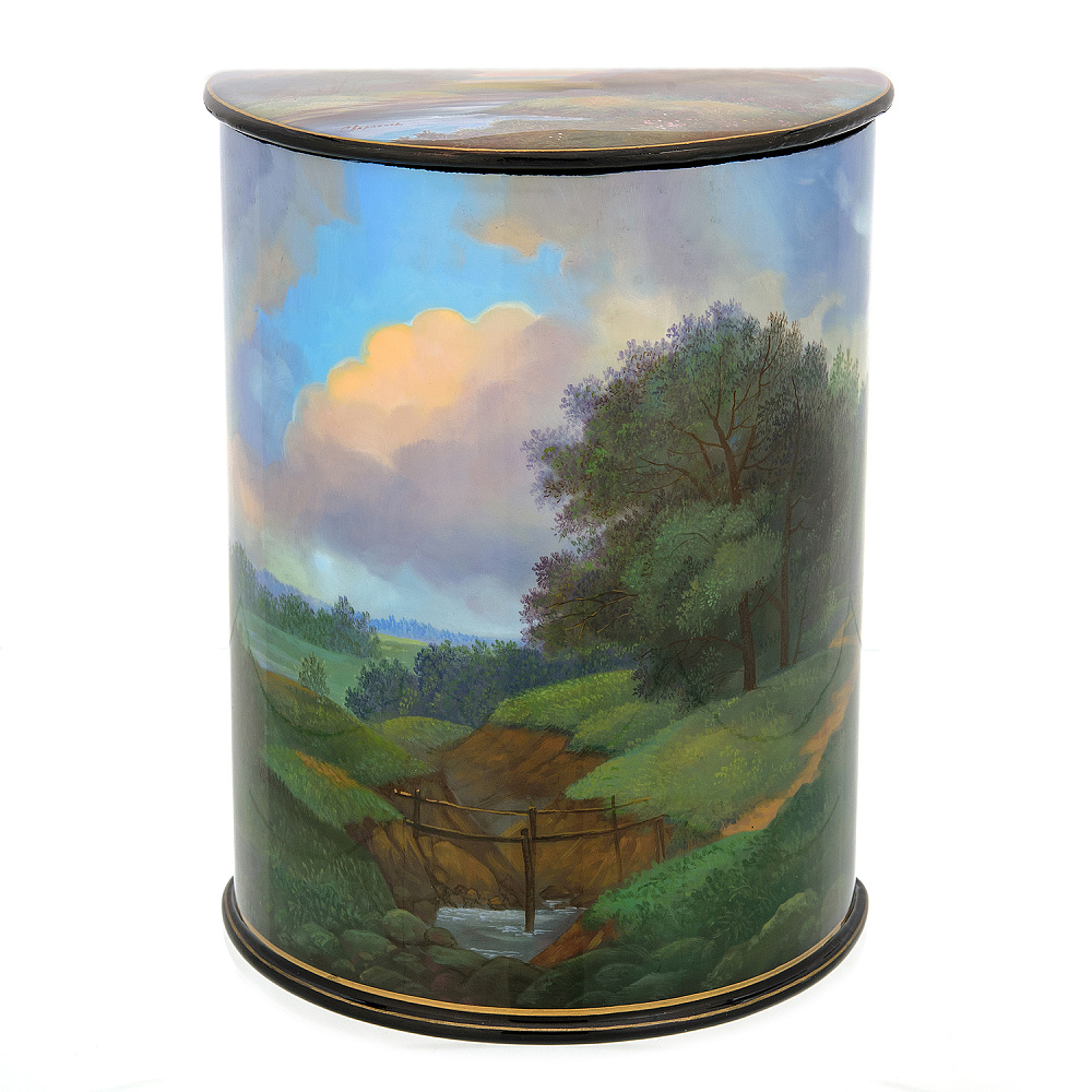 Шкатулка с художественной росписью «Лето» - интернет магазин Русь Велика я 