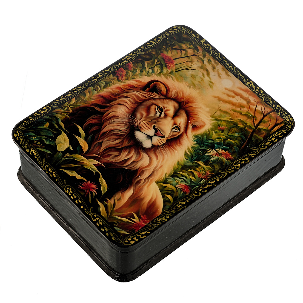 Шкатулка «Лев» - интернет магазин Русь Велика я фото 1