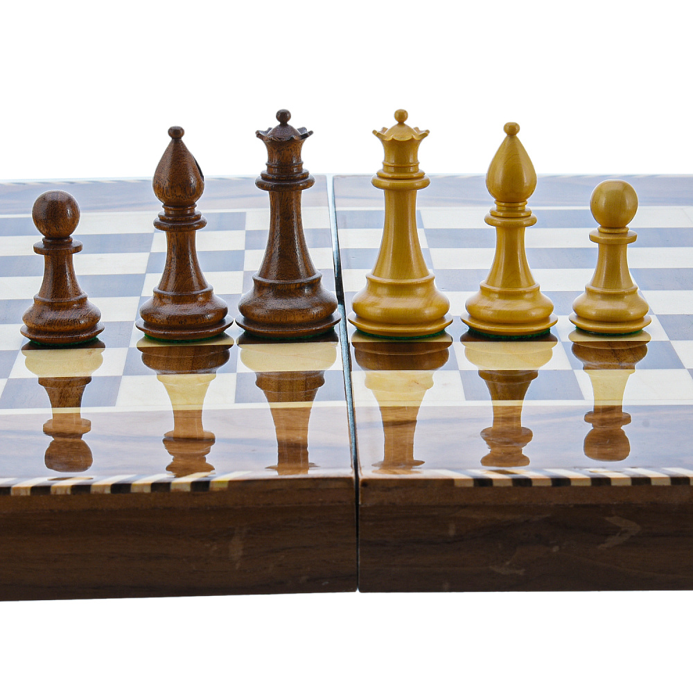 Нарды-шашки-шахматы деревянные маркетри «Звезда востока» 49х25 см - интернет магазин Русь Велика я фото 16