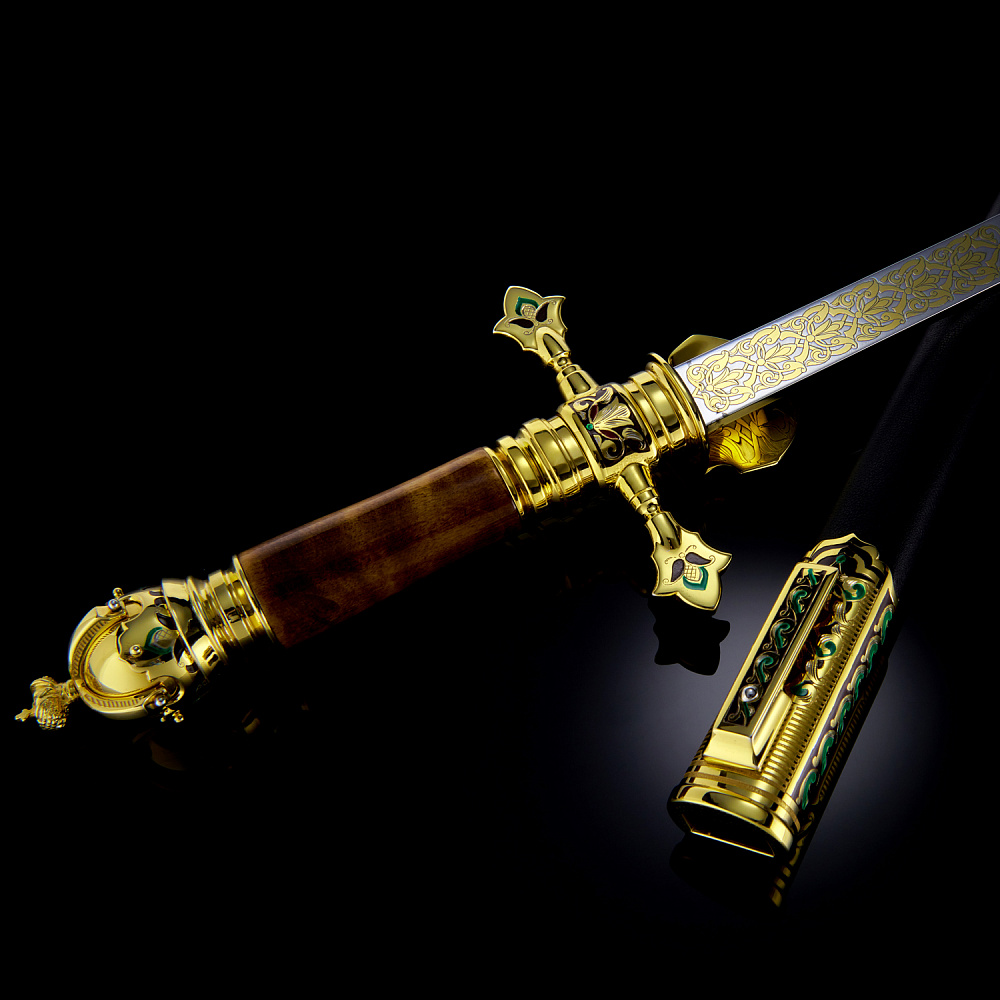 Кортик сувенирный «Царская охота». Златоуст - интернет магазин Русь Велика я фото 8