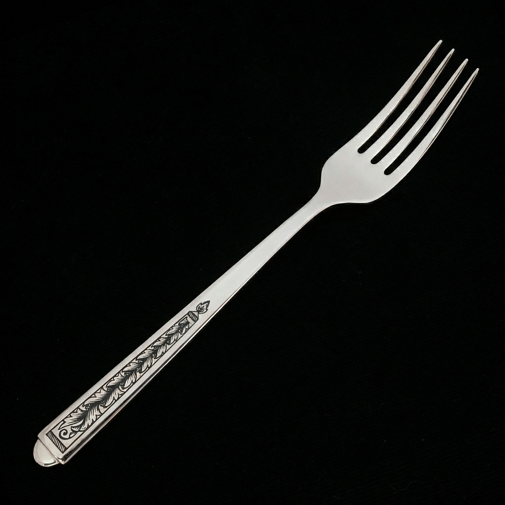 Вилка столовая из серебра 925* - интернет магазин Русь Велика я 