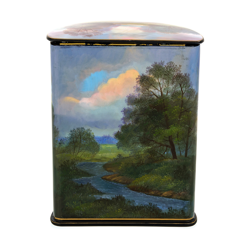 Шкатулка с художественной росписью «Лето» - интернет магазин Русь Велика я фото 3