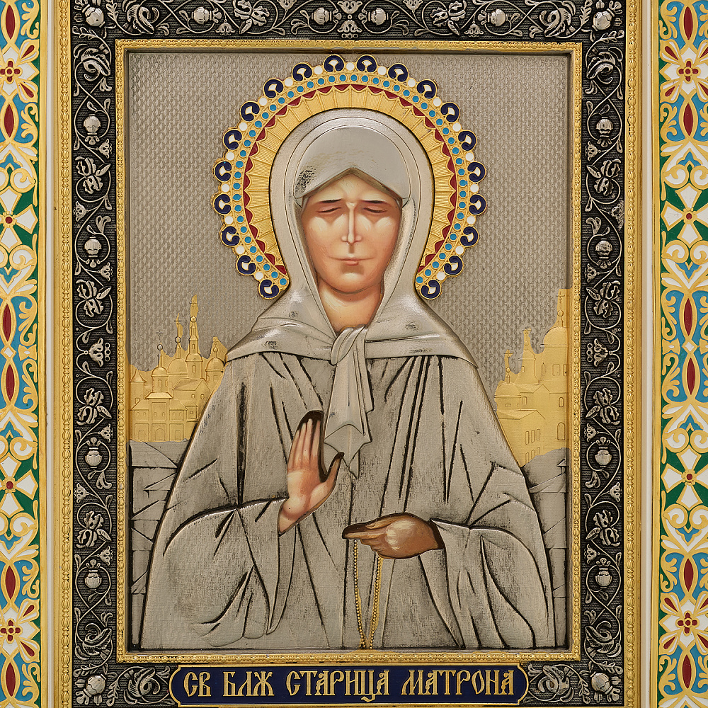 Икона «Святая Матрона» 35х41 см - интернет магазин Русь Велика я фото 1