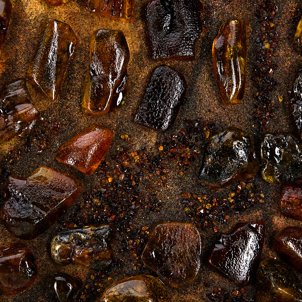 Картина янтарная «Шторм» 116х68 см - интернет магазин Русь Велика я фото 5