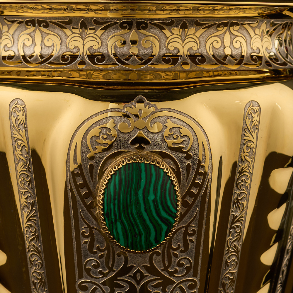 Самовар электрический 3 л «Малахит». Златоуст - интернет магазин Русь Велика я фото 4