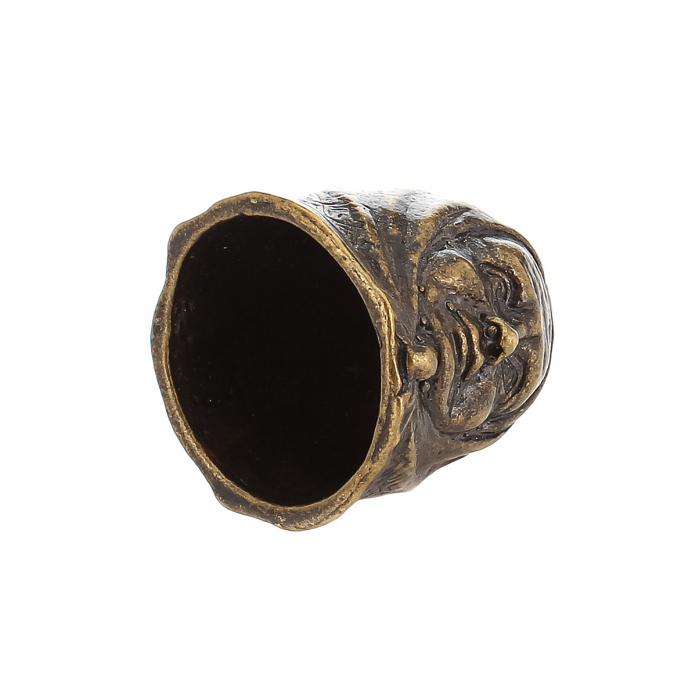 Наперсток бронзовый «Старуха в платке» - интернет магазин Русь Велика я фото 3