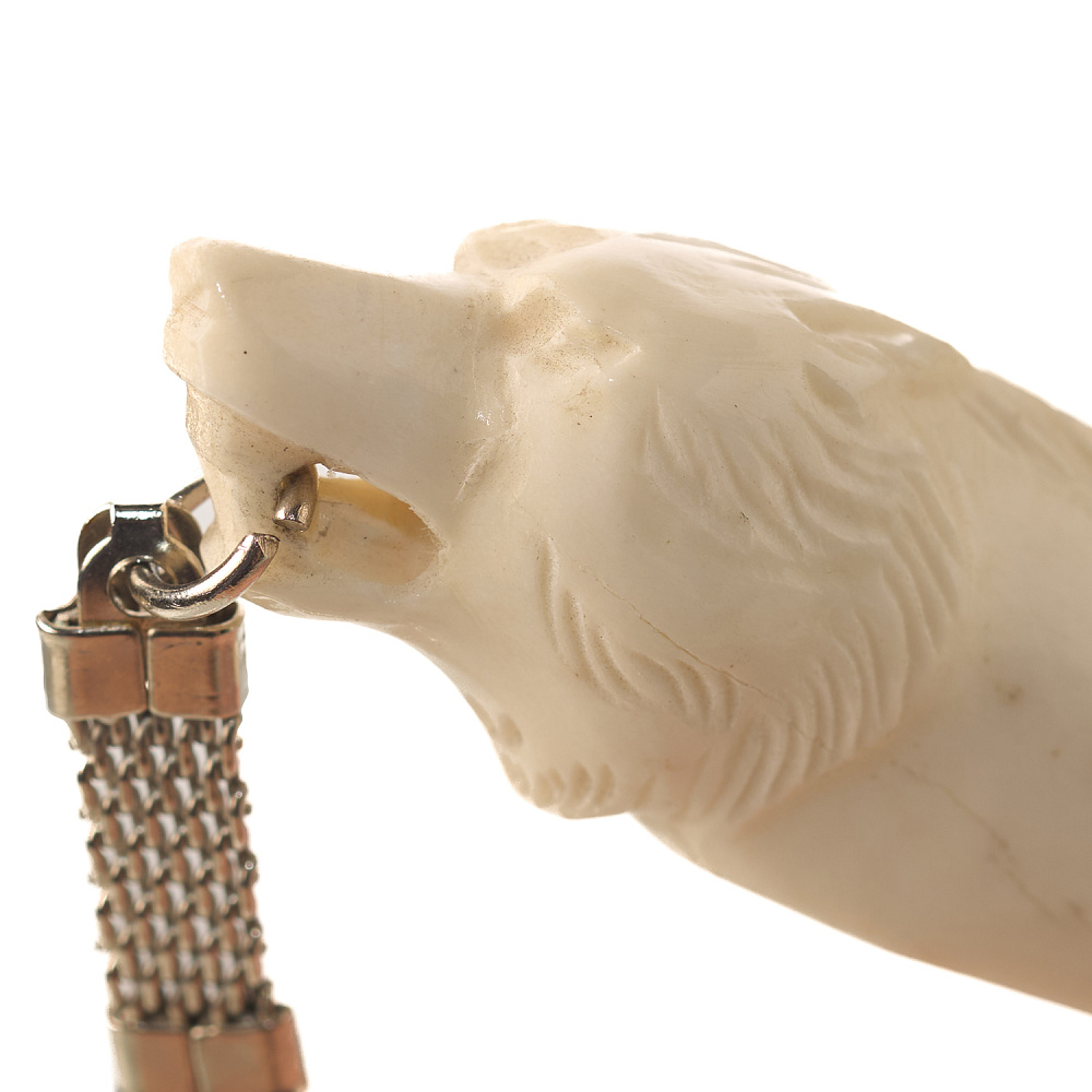 Брелок из кости «Волк» - интернет магазин Русь Велика я фото 2