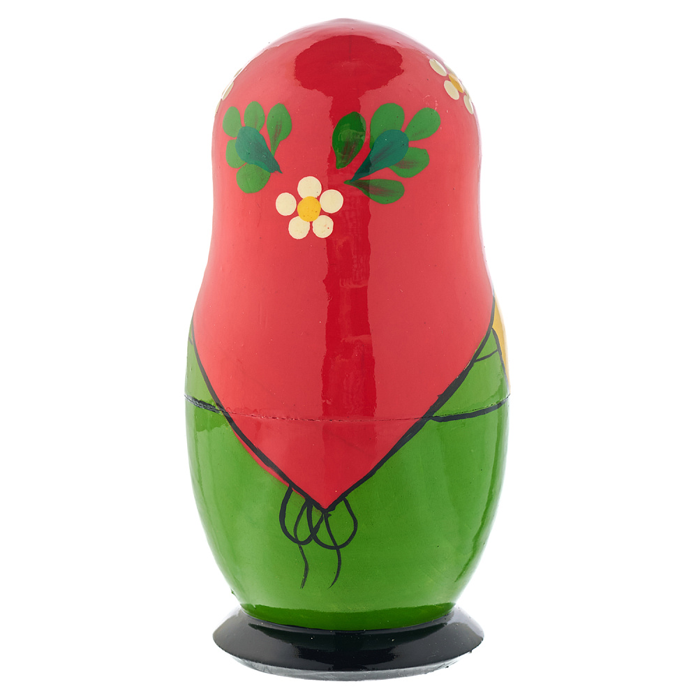 Матрешка «Традиционная с курицей» 5 мест - интернет магазин Русь Велика я фото 2