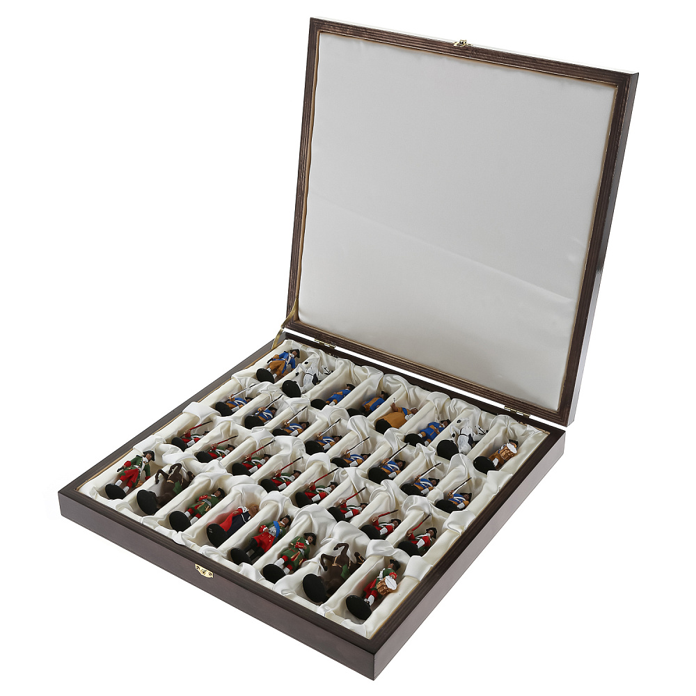 Шахматный ларец с оловянными фигурами «Полтава» 37х37 см - интернет магазин Русь Велика я фото 14