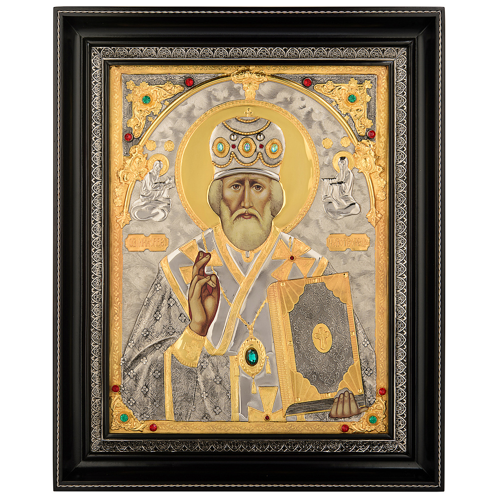 Икона «Николай Чудотворец» 34 х 42,5 см - интернет магазин Русь Велика я 