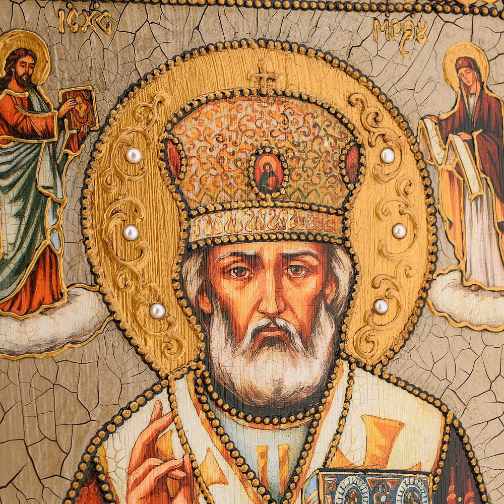 Икона «Святитель Николай Мирликийский» 21х29 см - интернет магазин Русь Велика я фото 3