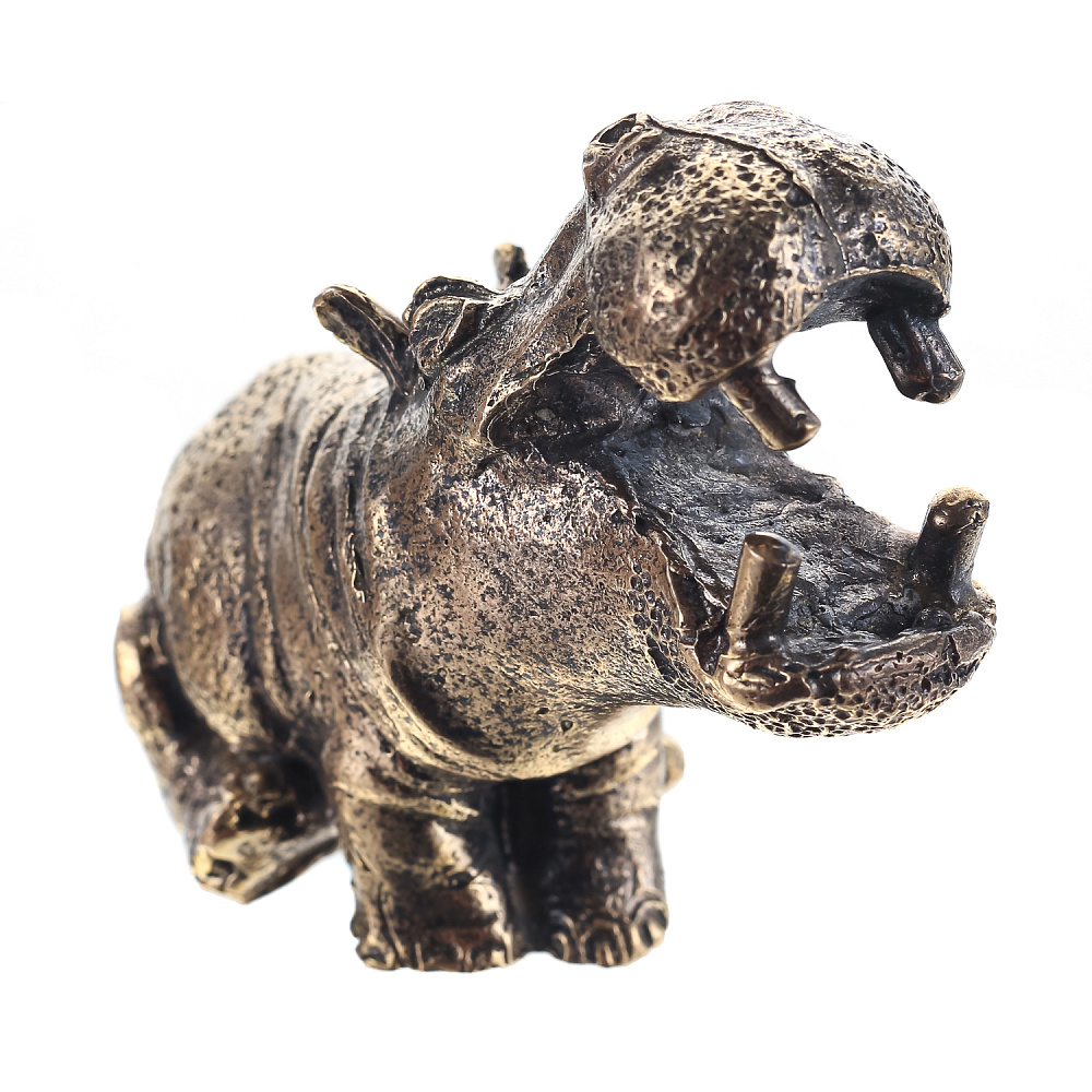 Бронзовая статуэтка «Бегемот» - интернет магазин Русь Велика я фото 1