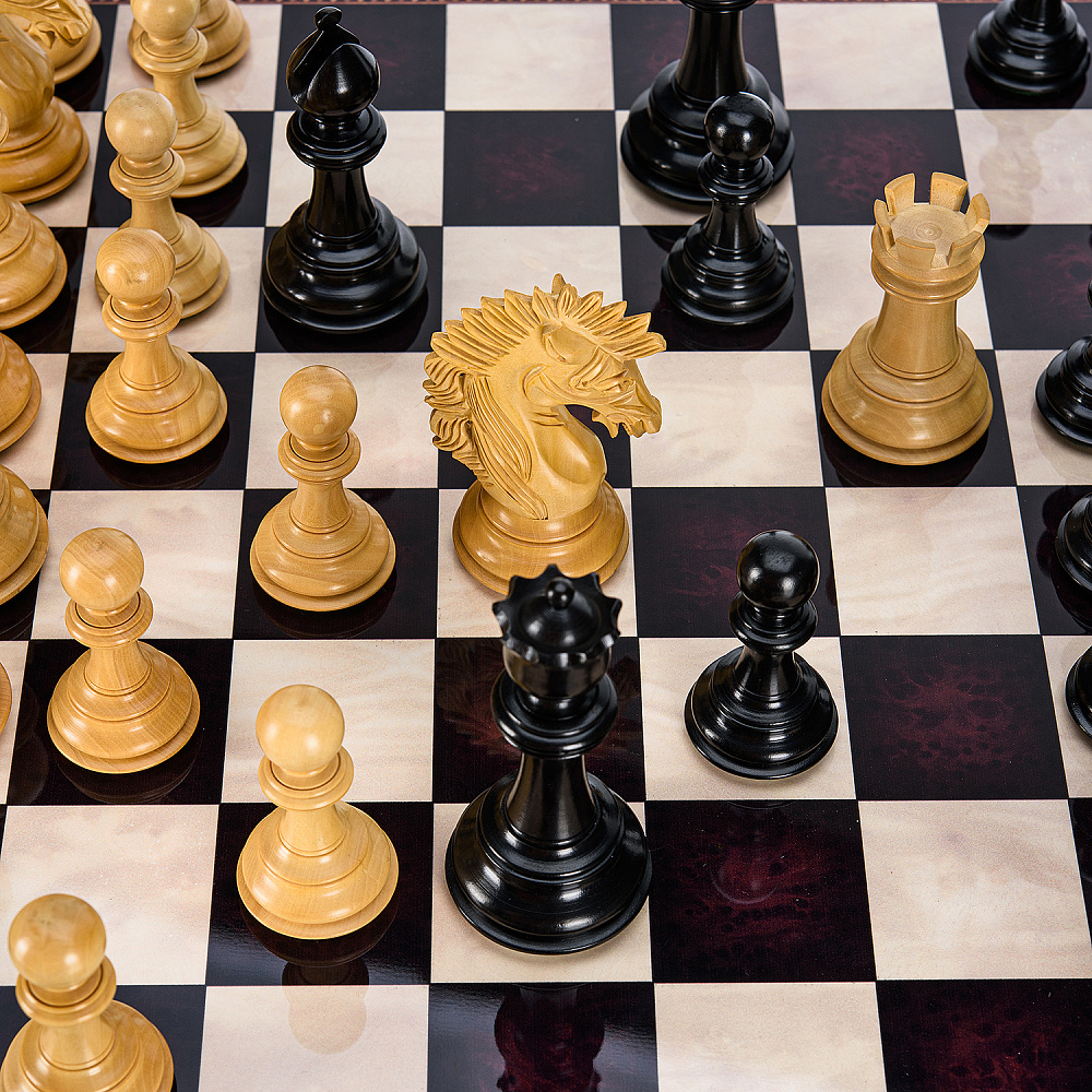 Шахматы коллекционные ручной работы «Камелот» 48х48 см - интернет магазин Русь Велика я фото 11