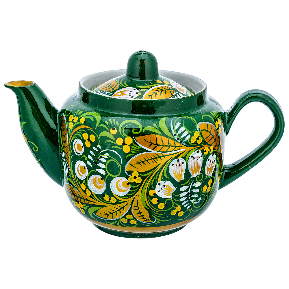 Чайник заварочный 0,5 л «Ландыш». Хохлома - интернет магазин Русь Велика я 
