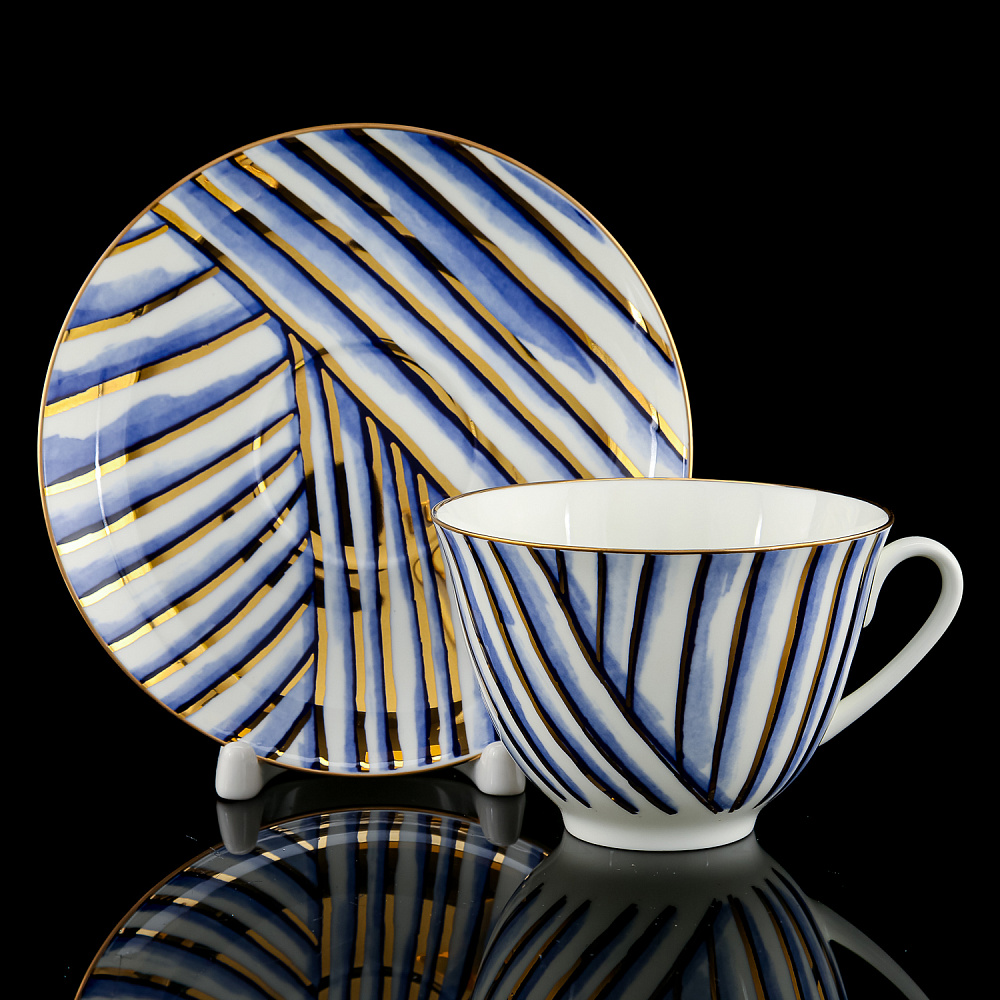 Чайная пара 260 мл «Pure». Форма Весенняя. ИФЗ - интернет магазин Русь Велика я 