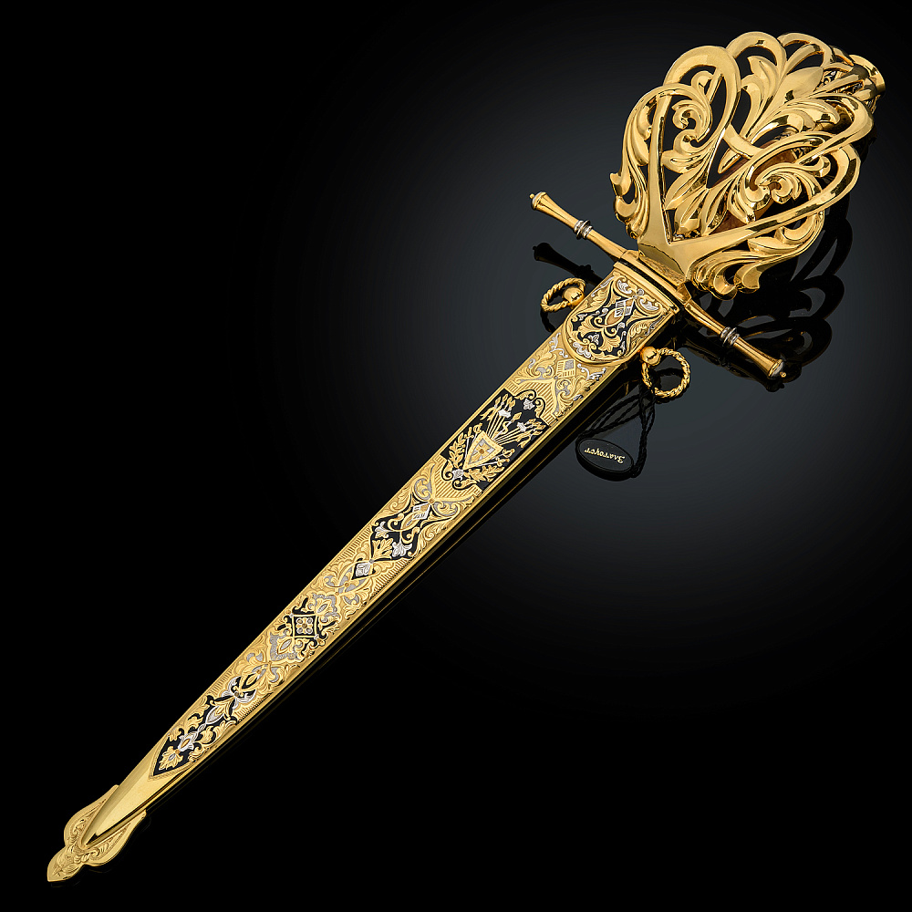 Кинжал сувенирный для левой руки «Дага». Златоуст - интернет магазин Русь Велика я фото 1