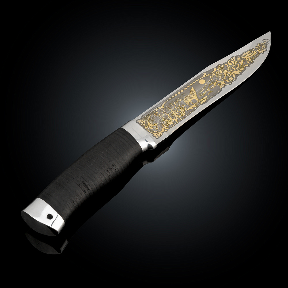 Нож сувенирный «Таежный. Волки». Златоуст - интернет магазин Русь Велика я фото 1