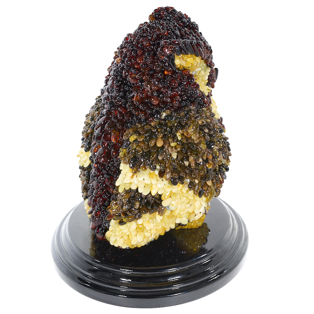 Скульптура из янтаря «Мудрая сова» - интернет магазин Русь Велика я фото 1