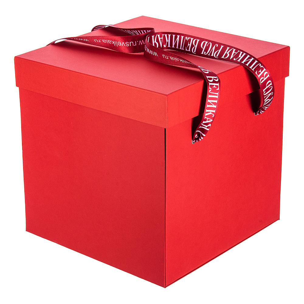 Подарочная упаковка с крышкой 25х25х25 см - интернет магазин Русь Велика я 