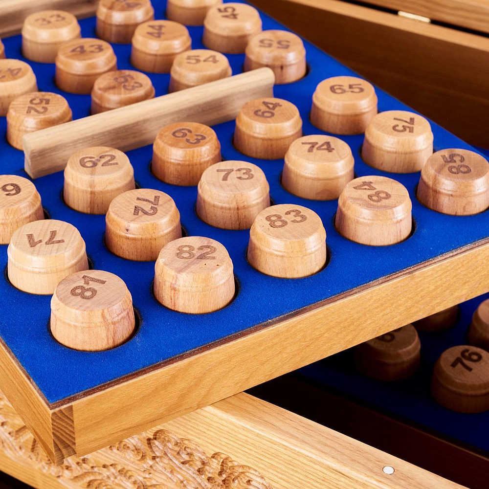 Русское лото в резной шкатулке «Богатыри» - интернет магазин Русь Велика я фото 5