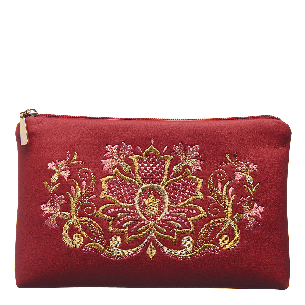 Косметичка «Васильки». Красная - интернет магазин Русь Велика я фото 1