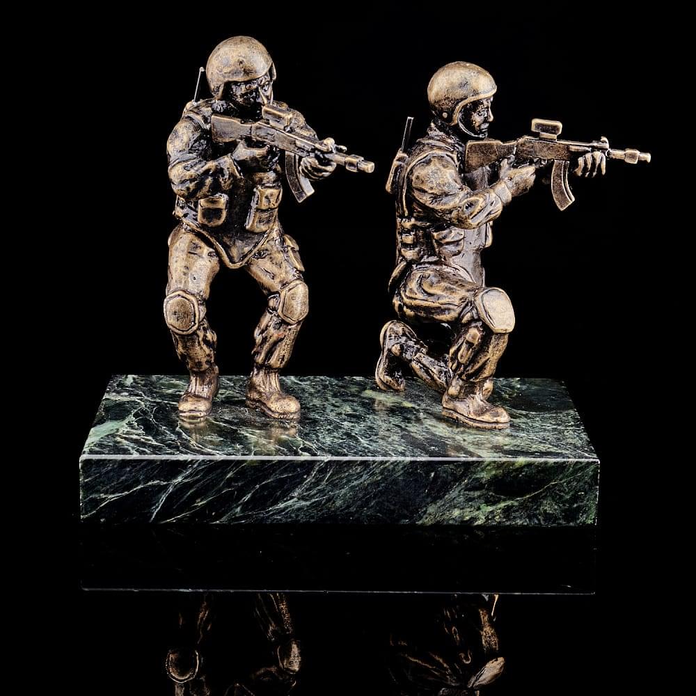 Бронзовая статуэтка «Спецназ-антитеррор» - интернет магазин Русь Велика я 