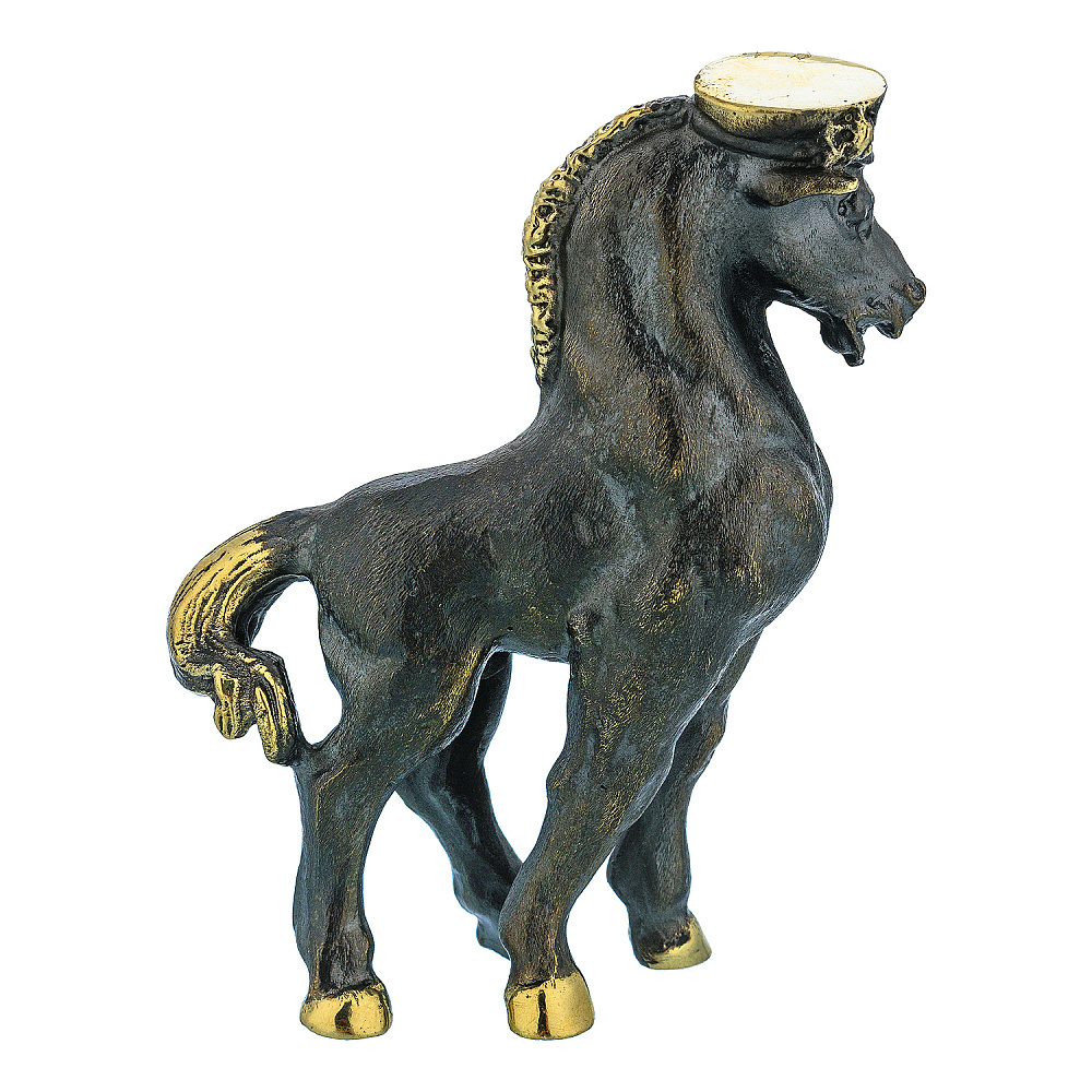 Бронзовая статуэтка «Лошадка Балагур» - интернет магазин Русь Велика я 