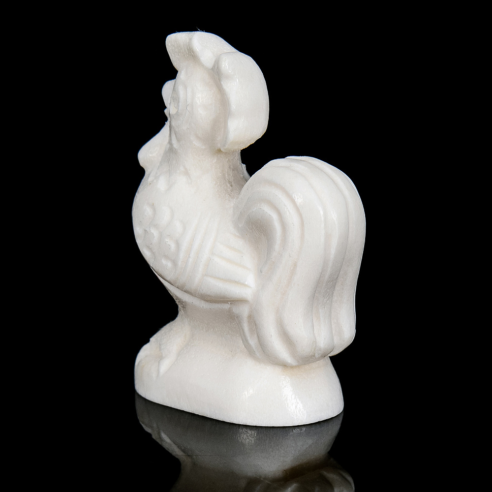 Статуэтка из рога лося «Петух» - интернет магазин Русь Велика я фото 2