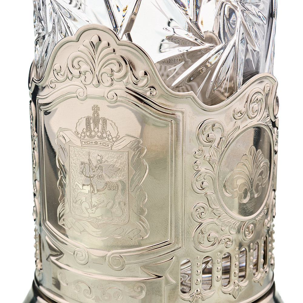 Подстаканник с серебрением «Герб Московской области». Златоуст - интернет магазин Русь Велика я фото 3