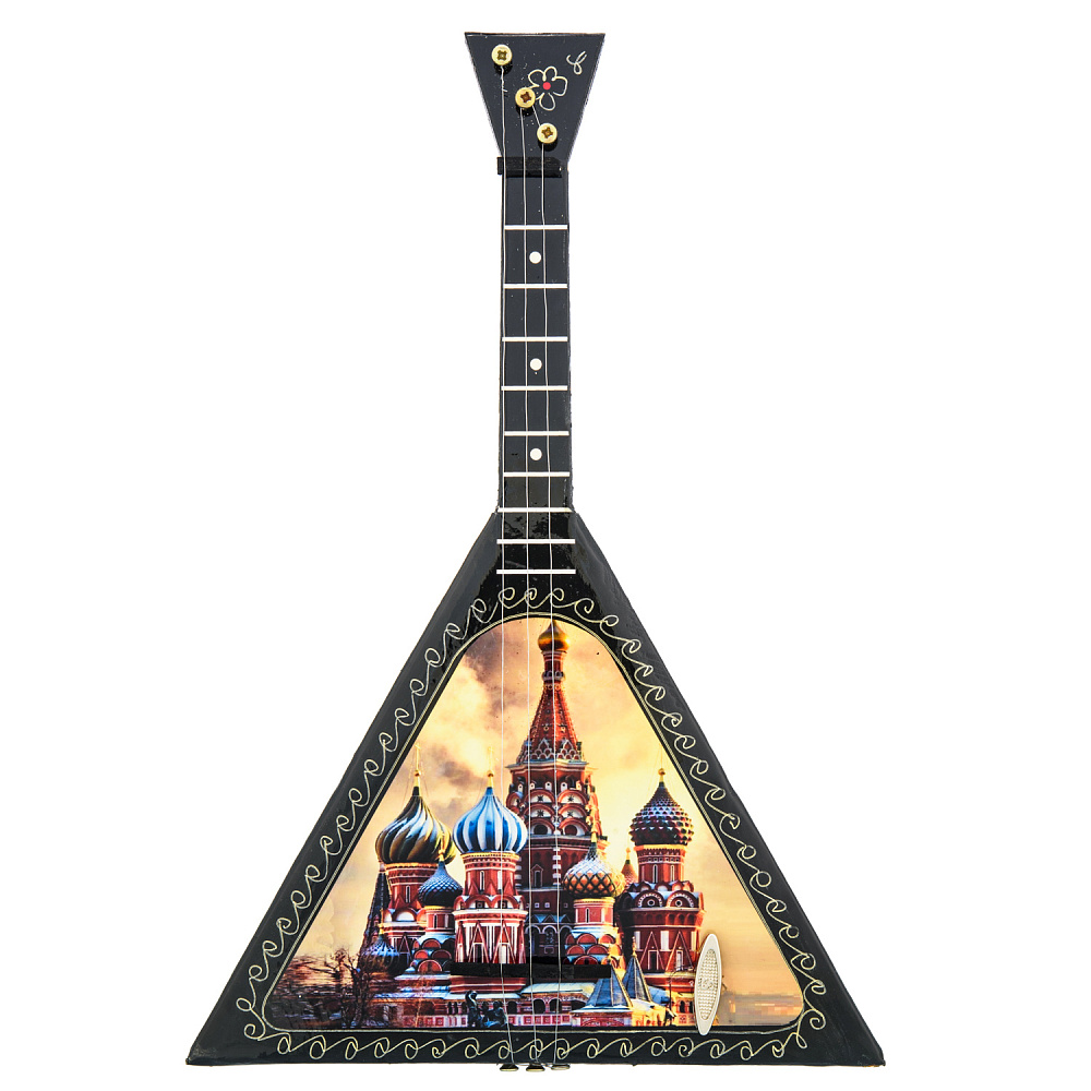 Балалайка сувенирная с росписью «Москва» - интернет магазин Русь Велика я 
