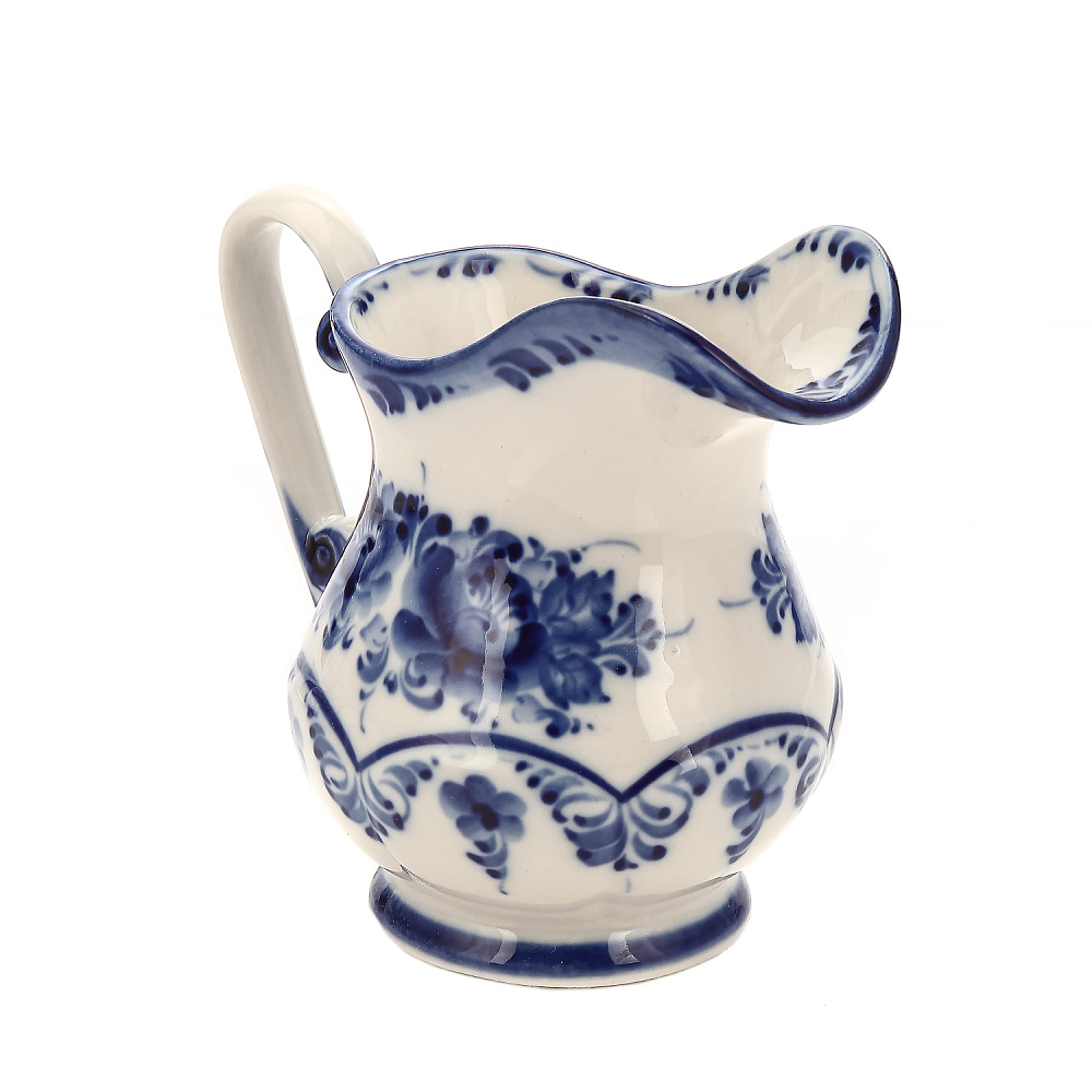 Чайный сервиз на 6 персон «Летняя фантазия». Гжель - интернет магазин Русь Велика я фото 7