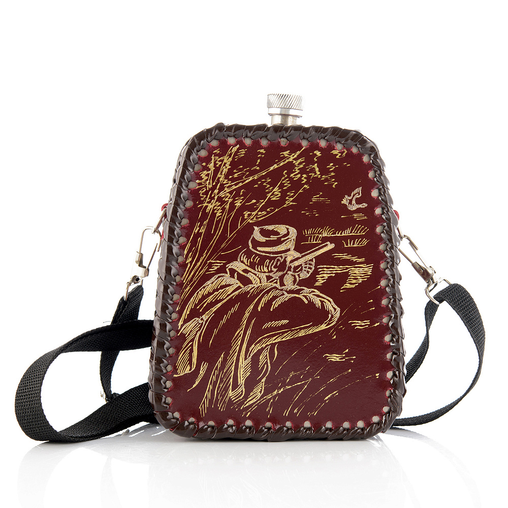 Фляга походная 0,7л в чехле - интернет магазин Русь Велика я 