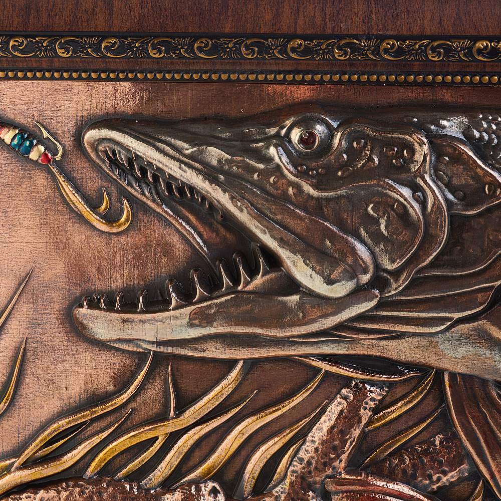 Панно «Щука» 56х41 см - интернет магазин Русь Велика я фото 1