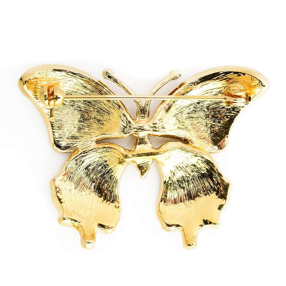 Брошь «Бабочка» Традиции Фаберже - интернет магазин Русь Велика я фото 1