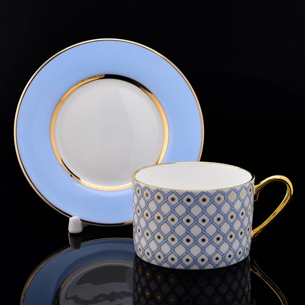 Чайная пара «Идиллия» (форма «Азур 1») ИФЗ - интернет магазин Русь Велика я фото 1