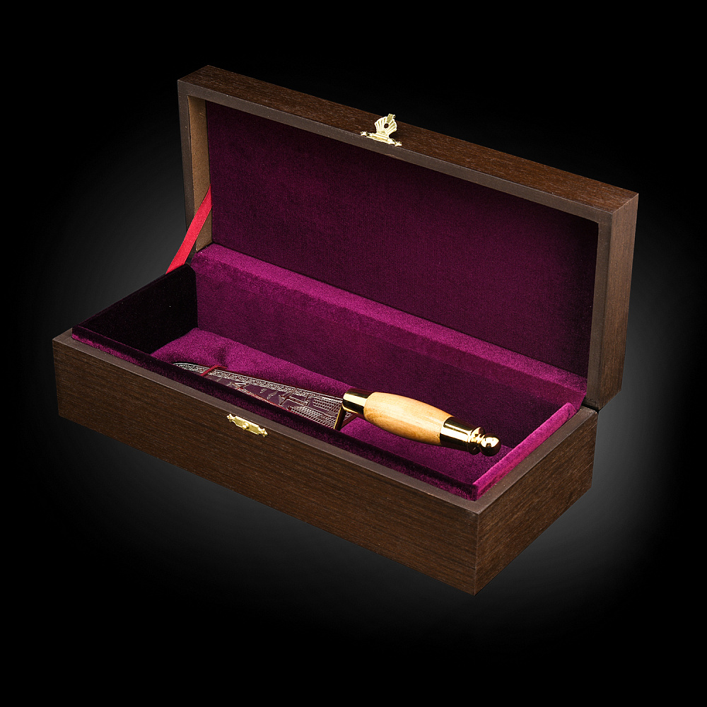 Строительный мастерок с позолотой. Златоуст - интернет магазин Русь Велика я фото 3