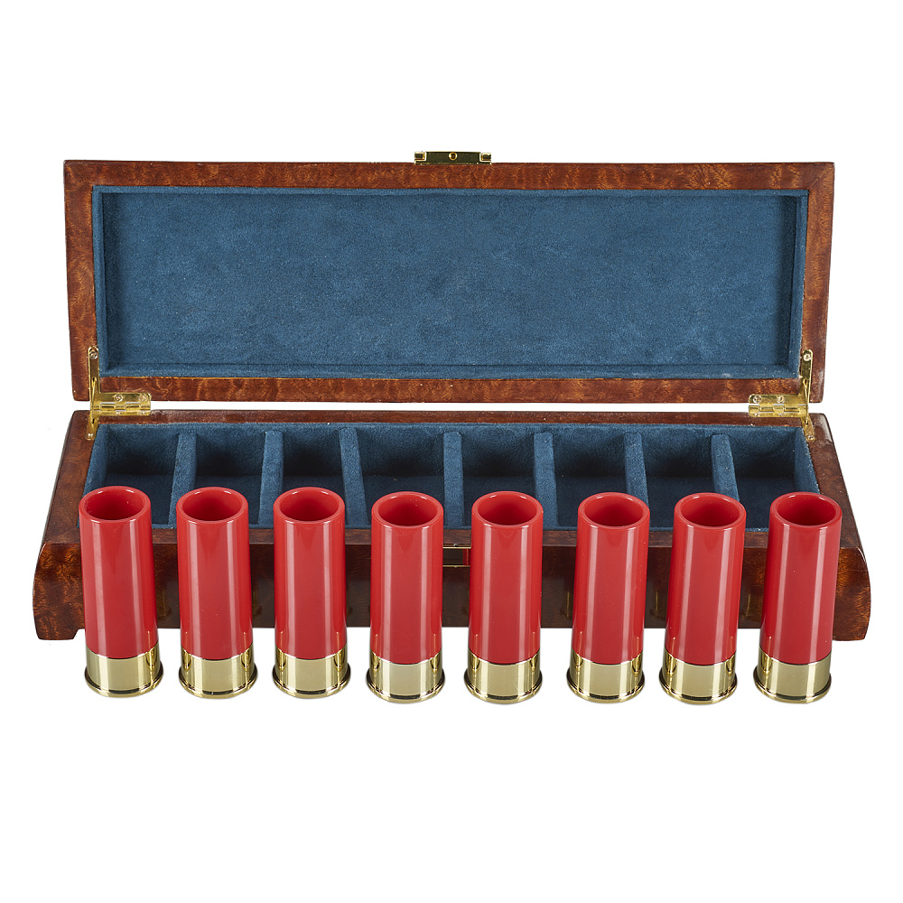 Набор стопок в деревянной шкатулке «Волк» - интернет магазин Русь Велика я фото 4