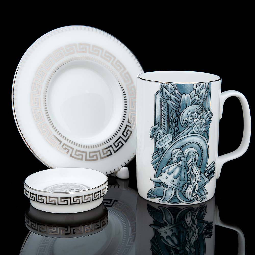 Чайный набор 390 мл «Слава веков». Форма Топ. ИФЗ - интернет магазин Русь Велика я 