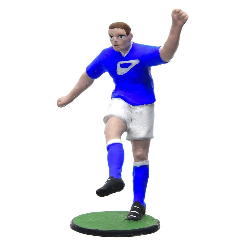 Оловянная миниатюра «Футбол» (цвет сине-белый) в шкатулке - интернет магазин Русь Велика я фото 4