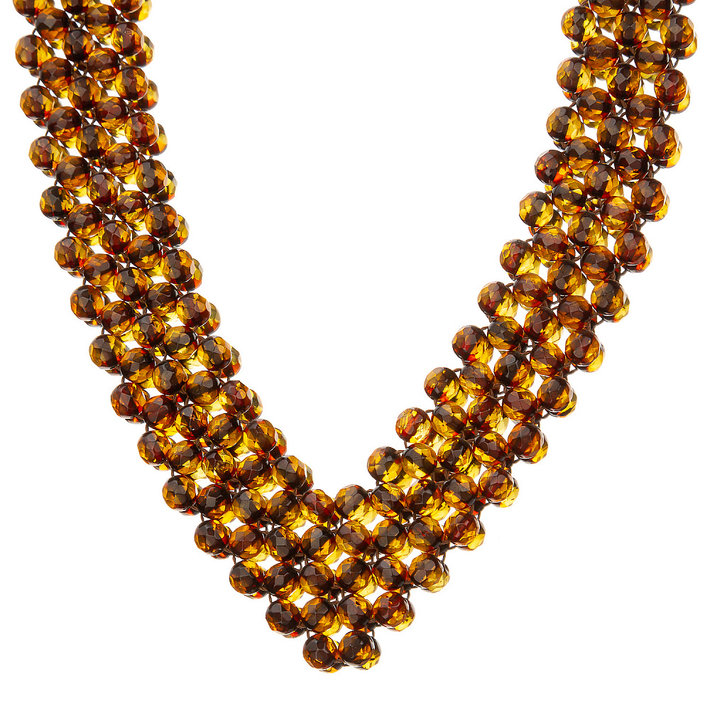 Колье из натурального янтаря. Вес 23,5 г - интернет магазин Русь Велика я фото 1