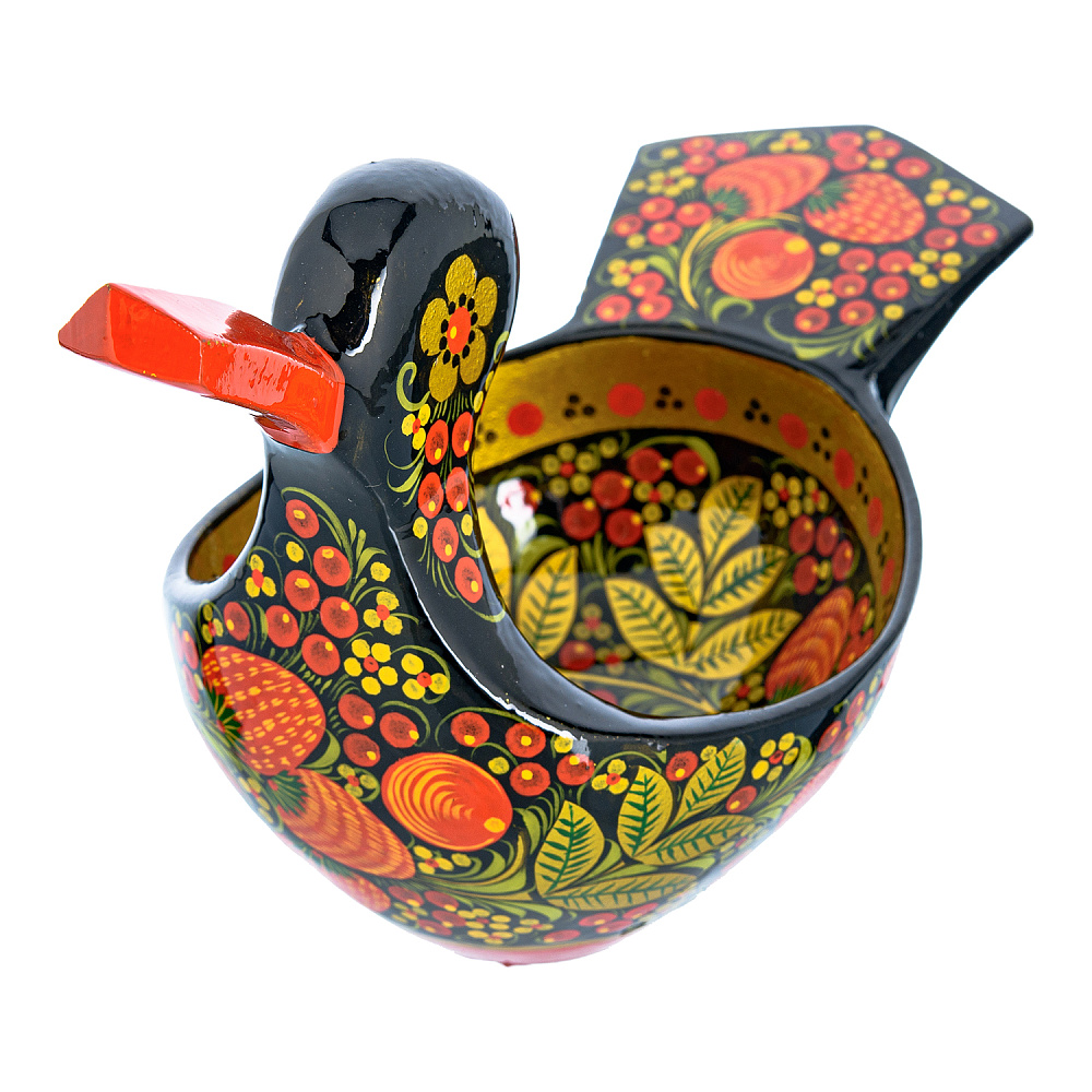 Ковш «Утка». Хохлома - интернет магазин Русь Велика я фото 1