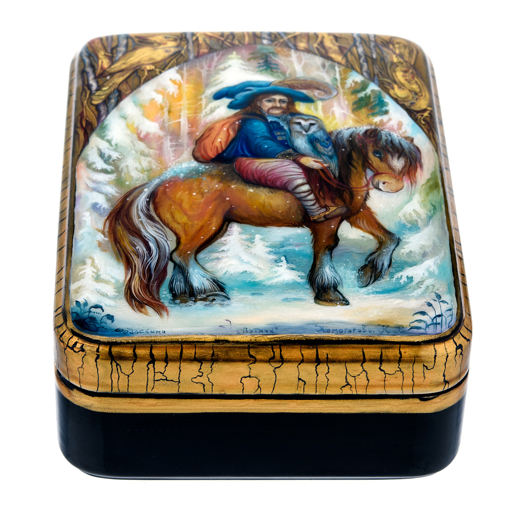 Шкатулка с художественной росписью «Путник» - интернет магазин Русь Велика я фото 4